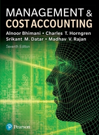 Management and Cost Accounting 7th Edition Enhanced eBook